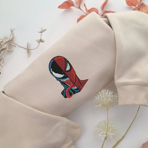 Spider Venom Embroidery, Disneyland Embroidered Sweatshirt, Movie Disney Inspired, Best Gifts Idea For Him Her