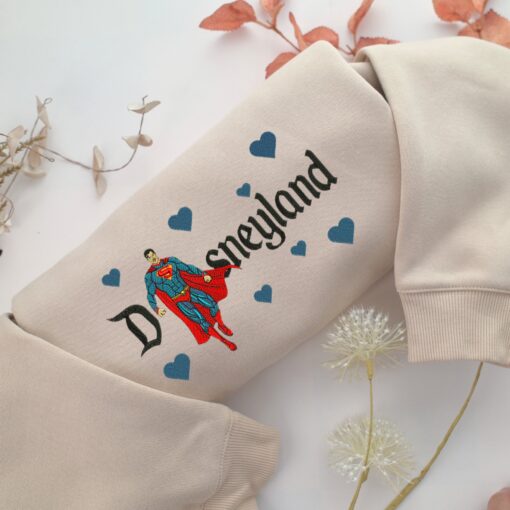 Spiderman Disneyland Embroidery, Disneyland Embroidered Sweatshirt, Movie Disney Inspired, Best Gifts Idea For Him Her