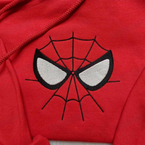 Spiderman Embroidered Shirt Marvel Embroidered Shirt Movie Embroidered Shirt