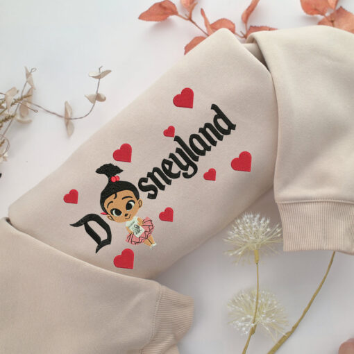 Staci Disneyland Embroidery, Disneyland Embroidered Sweatshirt, Movie Disney Inspired, Best Gifts Idea For Him Her