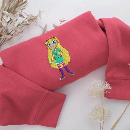 Star Butterfly Embroidery, Disneyland Embroidered Sweatshirt, Movie Disney Inspired, Best Gifts Idea For Him Her - Image 4