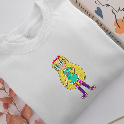 Star Butterfly Embroidery, Disneyland Embroidered Sweatshirt, Movie Disney Inspired, Best Gifts Idea For Him Her - Image 2