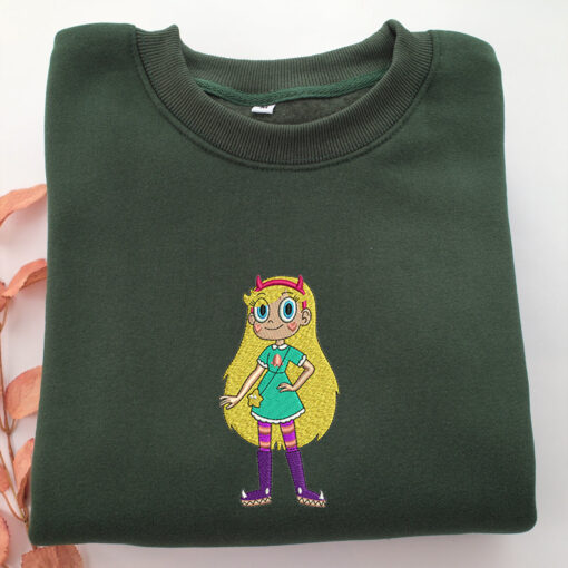 Star Butterfly Embroidery, Disneyland Embroidered Sweatshirt, Movie Disney Inspired, Best Gifts Idea For Him Her - Image 3