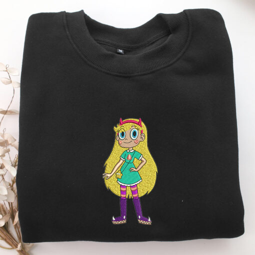 Star Butterfly Embroidery, Disneyland Embroidered Sweatshirt, Movie Disney Inspired, Best Gifts Idea For Him Her - Image 5