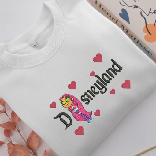 Starfire Disneyland Embroidery, Disneyland Embroidered Sweatshirt, Movie Disney Inspired, Best Gifts Idea For Him Her - Image 2
