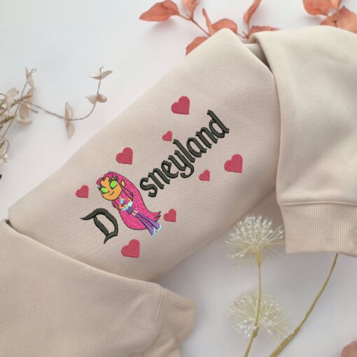 Starfire Disneyland Embroidery, Disneyland Embroidered Sweatshirt, Movie Disney Inspired, Best Gifts Idea For Him Her