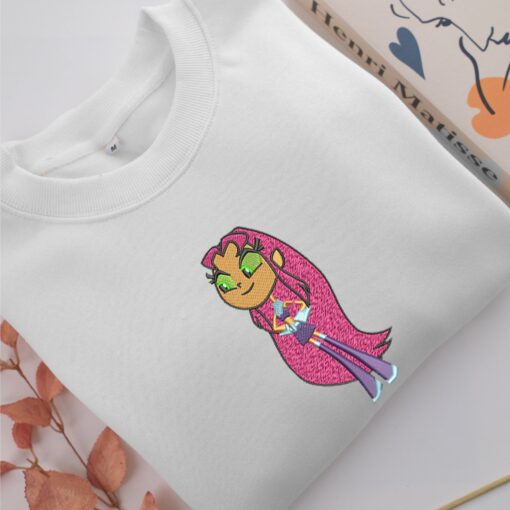 Starfire Embroidery, Disneyland Embroidered Sweatshirt, Movie Disney Inspired, Best Gifts Idea For Him Her - Image 2