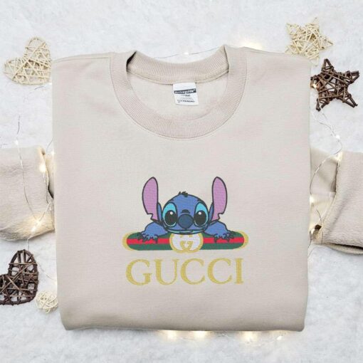 Stitch Brand Logo Embroidered Shirt Inspired Movie Shirt Best Gift Idea For Family