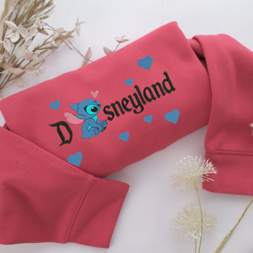 Stitch Disneyland Embroidery, Disneyland Embroidered Sweatshirt, Movie Disney Inspired, Best Gifts Idea For Him Her - Image 4