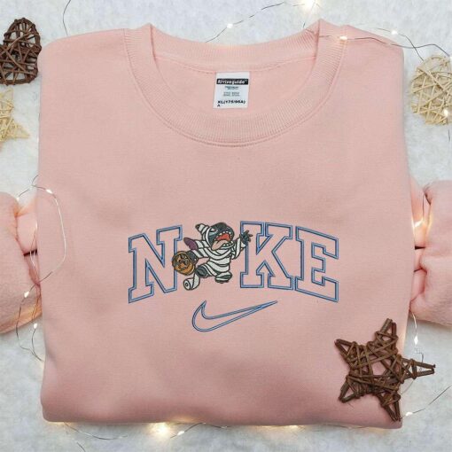 Stitch Mummy x Nike Embroidered Sweatshirt Nike Inspired Embroidered Shirt Best Halloween Gift Ideas