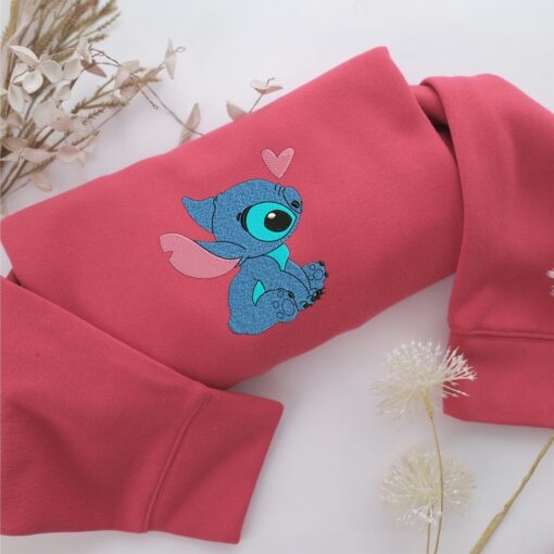 Stitch Nike Embroidered Sweatshirt, Nike Movie Inspired, Best Gifts Idea For Him Her - Image 4