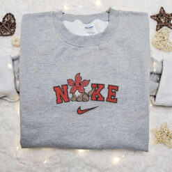 Stranger Things x Nike Embroidered Sweatshirt Walt Disney Characters Embroidered Shirt Best Halloween Gift Ideas