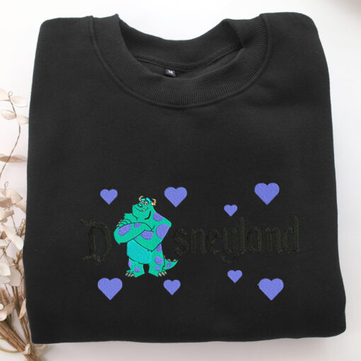 Sulley Monster Disneyland Embroidery, Disneyland Embroidered Sweatshirt, Movie Disney Inspired, Best Gifts Idea For Him Her - Image 5