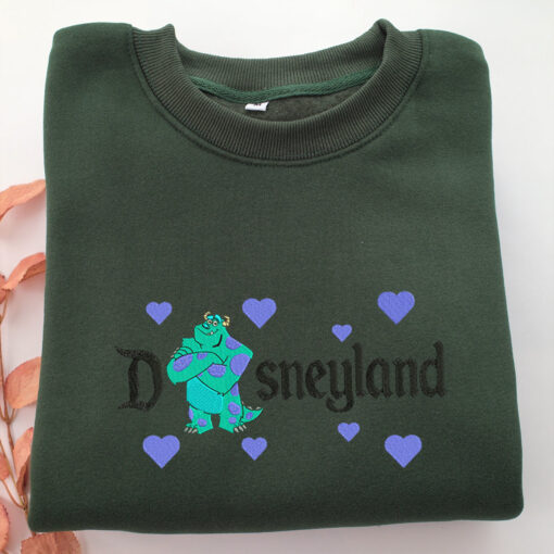 Sulley Monster Disneyland Embroidery, Disneyland Embroidered Sweatshirt, Movie Disney Inspired, Best Gifts Idea For Him Her - Image 3