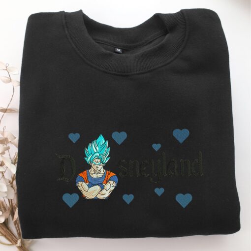 Super Saiyan Goku v2 Disneyland Embroidery, Disneyland Embroidered Sweatshirt, Movie Disney Inspired, Best Gifts Idea For Him Her - Image 5