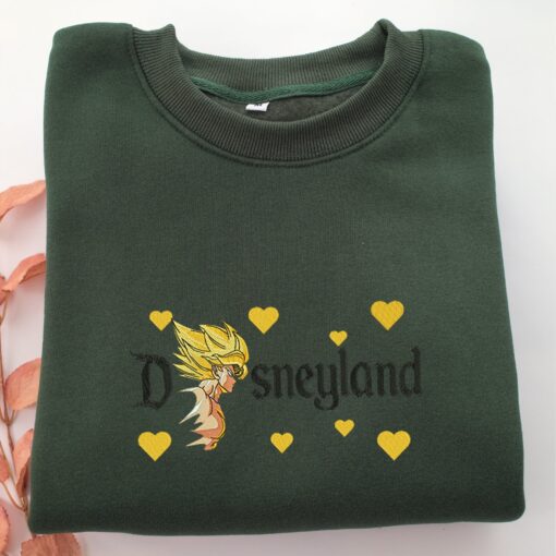 Super Saiyan Goku v4 Disneyland Embroidery, Disneyland Embroidered Sweatshirt, Movie Disney Inspired, Best Gifts Idea For Him Her - Image 3