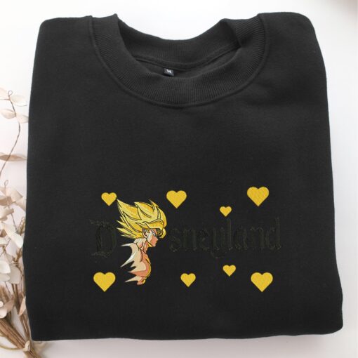 Super Saiyan Goku v4 Disneyland Embroidery, Disneyland Embroidered Sweatshirt, Movie Disney Inspired, Best Gifts Idea For Him Her - Image 5