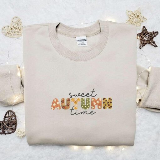 Sweet Autumn Time Embroidered Shirt