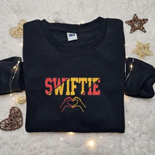 Swiftie KC Embroidered Shirt Celebrity Embroidered Hoodie Best Gift For Fans