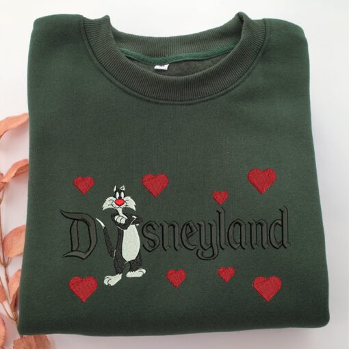 Sylvester Disneyland Embroidery, Disneyland Embroidered Sweatshirt, Movie Disney Inspired, Best Gifts Idea For Him Her - Image 3