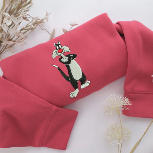 Sylvester Embroidery, Disneyland Embroidered Sweatshirt, Movie Disney Inspired, Best Gifts Idea For Him Her - Image 4