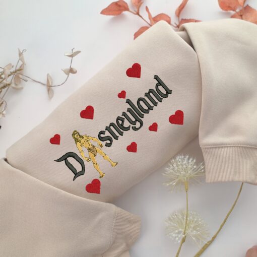 Tarzan Disneyland Embroidery, Disneyland Embroidered Sweatshirt, Movie Disney Inspired, Best Gifts Idea For Him Her