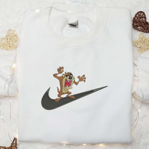 Taz Mania Cartoon Embroidered Shirt Inspired Movie Shirt Best Gift Idea For Family