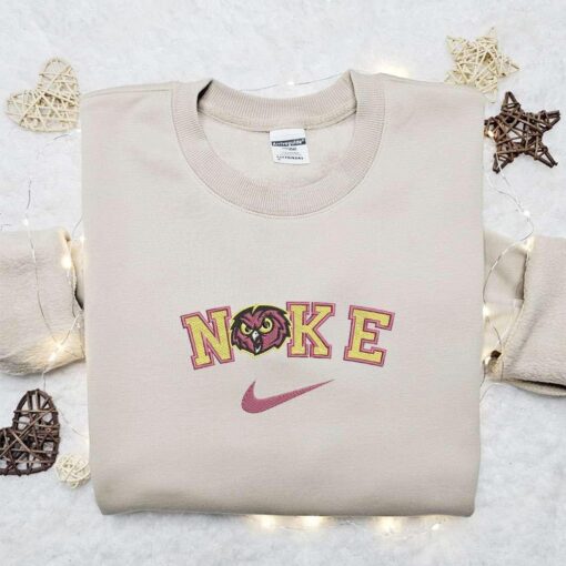 Temple Owls x Nike Embroidered Shirt NCAA Sports Embroidered Hoodie Best Gift Idea