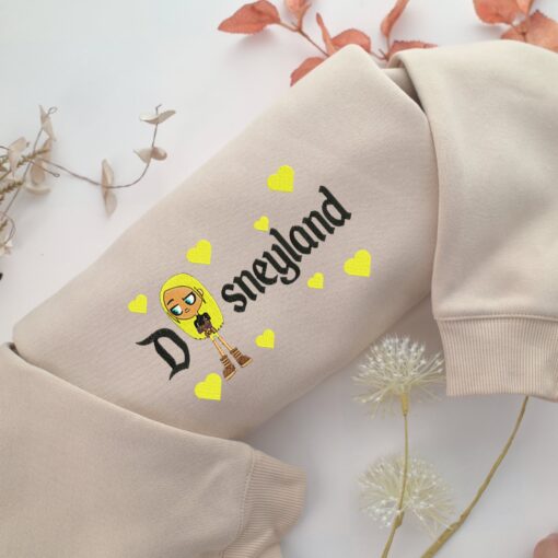 Terra Disneyland Embroidery, Disneyland Embroidered Sweatshirt, Movie Disney Inspired, Best Gifts Idea For Him Her