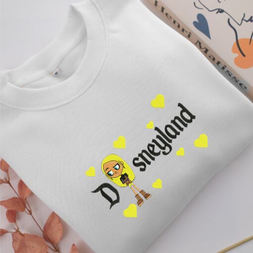Terra Disneyland Embroidery, Disneyland Embroidered Sweatshirt, Movie Disney Inspired, Best Gifts Idea For Him Her - Image 2