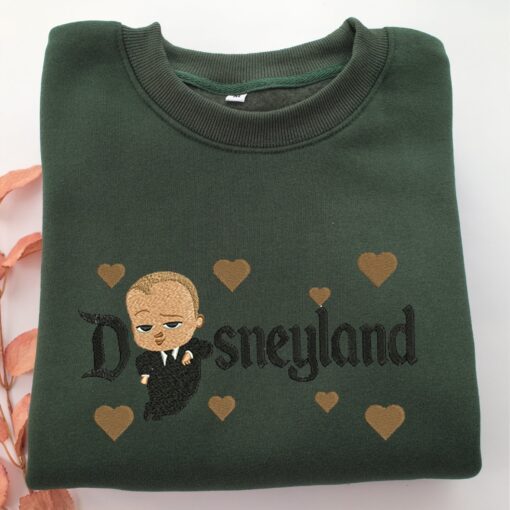 The Boss Baby Disneyland Embroidery, Disneyland Embroidered Sweatshirt, Movie Disney Inspired, Best Gifts Idea For Him Her - Image 3