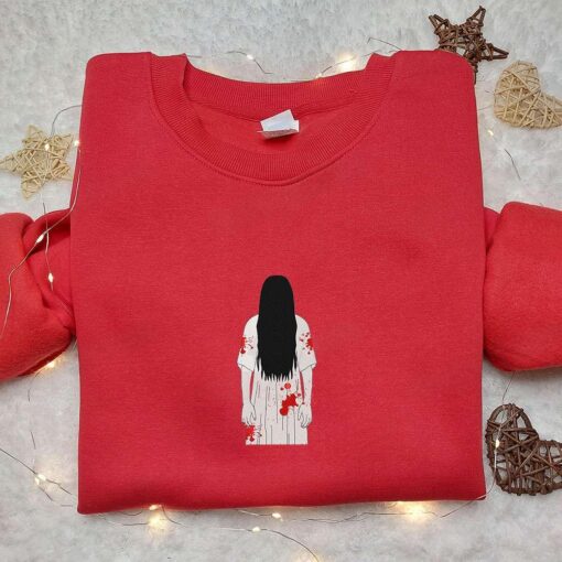 The Ring Samara Embroidered Shirt Horror Movie Embroidered Sweatshirt Best Gift Ideas
