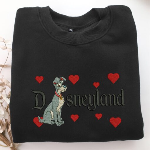The Tramp Disneyland Embroidery, Disneyland Embroidered Sweatshirt, Movie Disney Inspired, Best Gifts Idea For Him Her Design File - Image 5