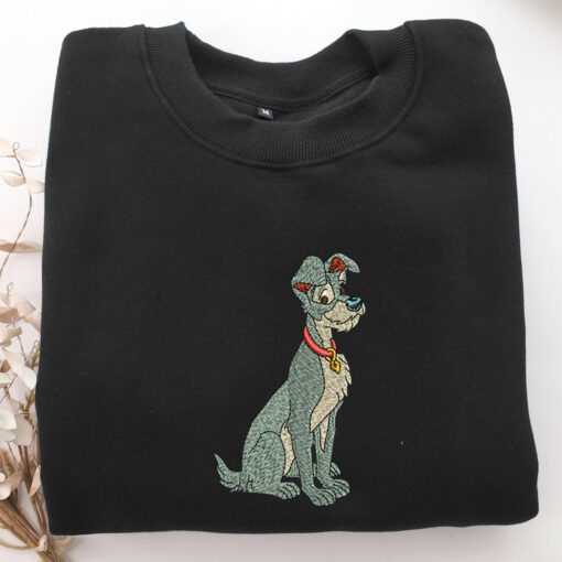 The Tramp Embroidery, Disneyland Embroidered Sweatshirt, Movie Disney Inspired, Best Gifts Idea For Him Her Design File - Image 5