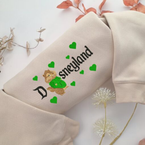 Theodore Seville Disneyland Embroidery, Disneyland Embroidered Sweatshirt, Movie Disney Inspired, Best Gifts Idea For Him Her