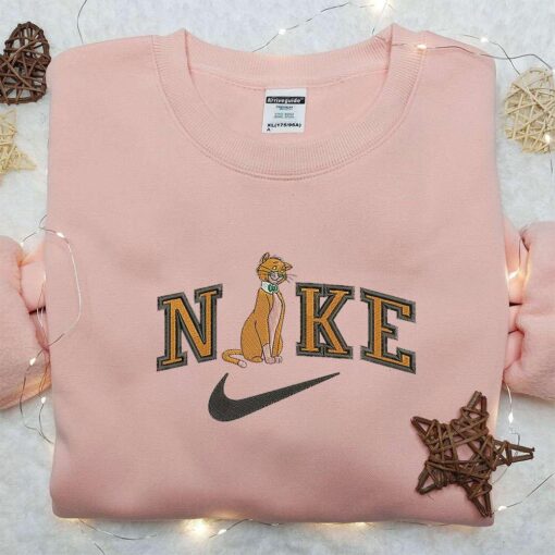 Thomas OMalley x Nike Embroidered Sweatshirt The Aristocats Disney Embroidered Shirt Nike Inspired Embroidered Shirt