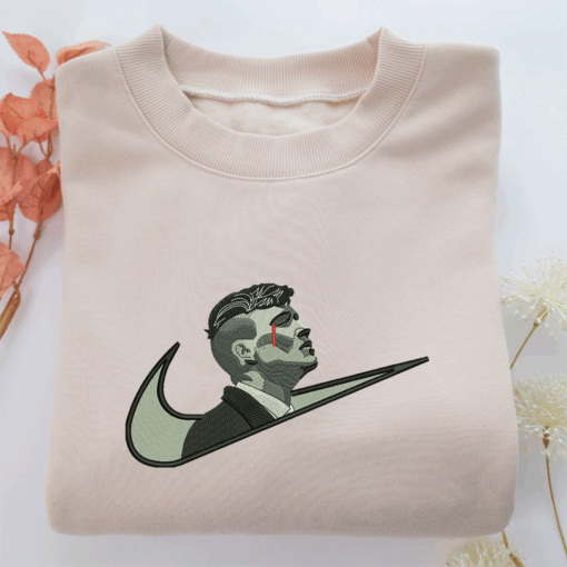 Thomas Shelby Swoosh Nike Embroidered Sweatshirt, Nike Movie Inspired, Best Gifts Idea For Him Her