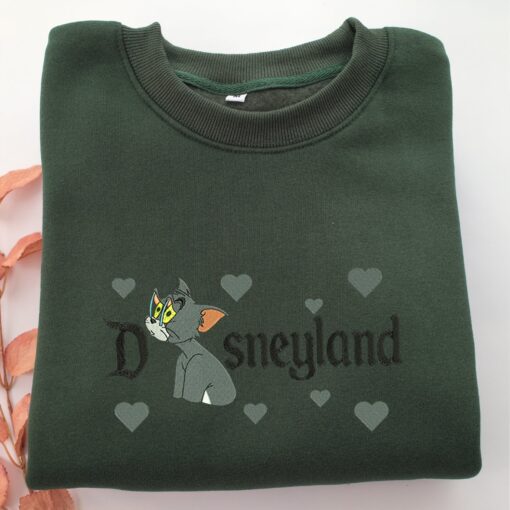 Tired Tom Disneyland Embroidery, Disneyland Embroidered Sweatshirt, Movie Disney Inspired, Best Gifts Idea For Him Her - Image 3