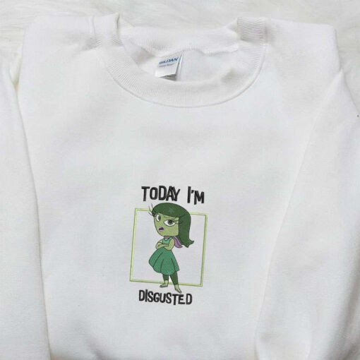Today Im Disgust Inside Out Box Team Embroidered Shirt Inspired Movie Shirt Best Gift Idea For Family