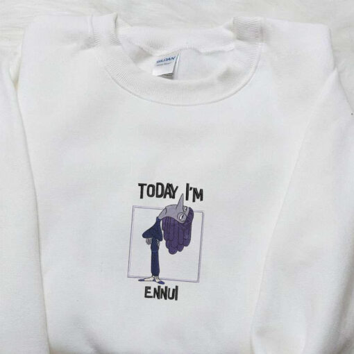 Today Im Ennui Inside Out Box Team Embroidered Shirt Inspired Movie Shirt Best Gift Idea For Family