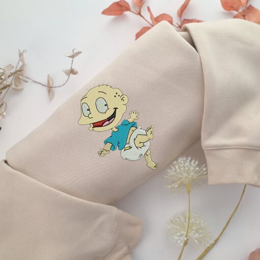 Tommy Pickles Embroidery, Disneyland Embroidered Sweatshirt, Movie Disney Inspired, Best Gifts Idea For Him Her