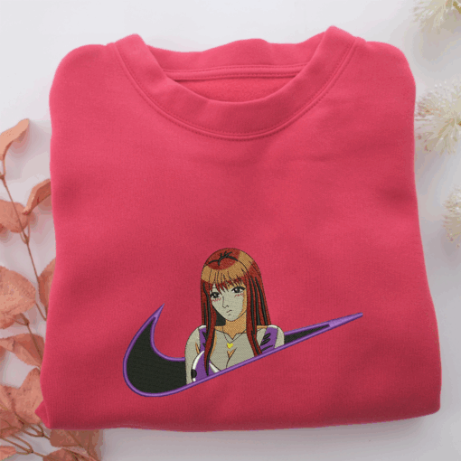 Tomoko Nomura Swoosh Nike Embroidered Sweatshirt, Nike Movie Inspired, Best Gifts Idea For Him Her - Image 5