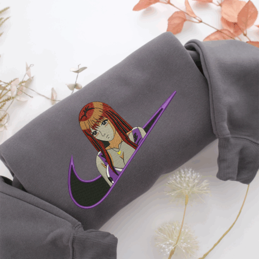 Tomoko Nomura Swoosh Nike Embroidered Sweatshirt, Nike Movie Inspired, Best Gifts Idea For Him Her - Image 4