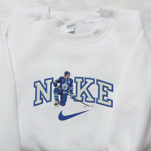 Toronto Maple Leafs Hockey Player x Nike Embroidered Shirt NHL Embroidered Shirt Custom Nike Embroidered Shirt