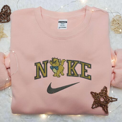 Toulouse x Nike Embroidered Shirt The Aristocats Embroidered Shirt Custom Nike Embroidered Shirt