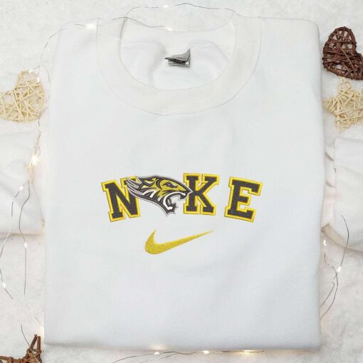 Towson Tigers x Nike Embroidered Shirt NCAA Sports Embroidered Hoodie Best Gift Idea