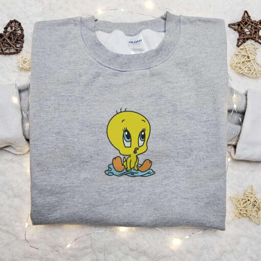 Tweety Bird Disney Characters Embroidered Shirt Inspired Movie Shirt Best Gift Idea For Family