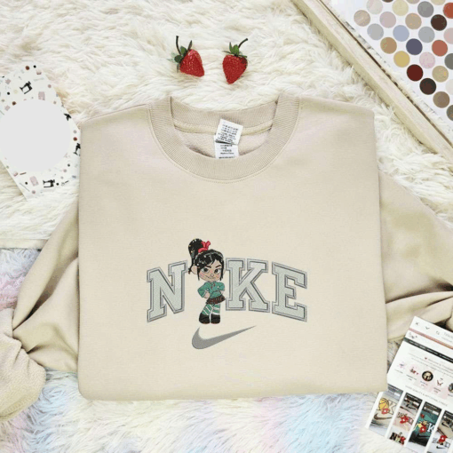 Vanellope Von Schweetz Wreck It Ralph Disney Characters Embroidered Shirt