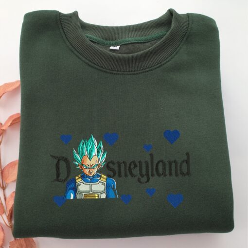 Vegeta Disneyland Embroidery, Disneyland Embroidered Sweatshirt, Movie Disney Inspired, Best Gifts Idea For Him Her - Image 3
