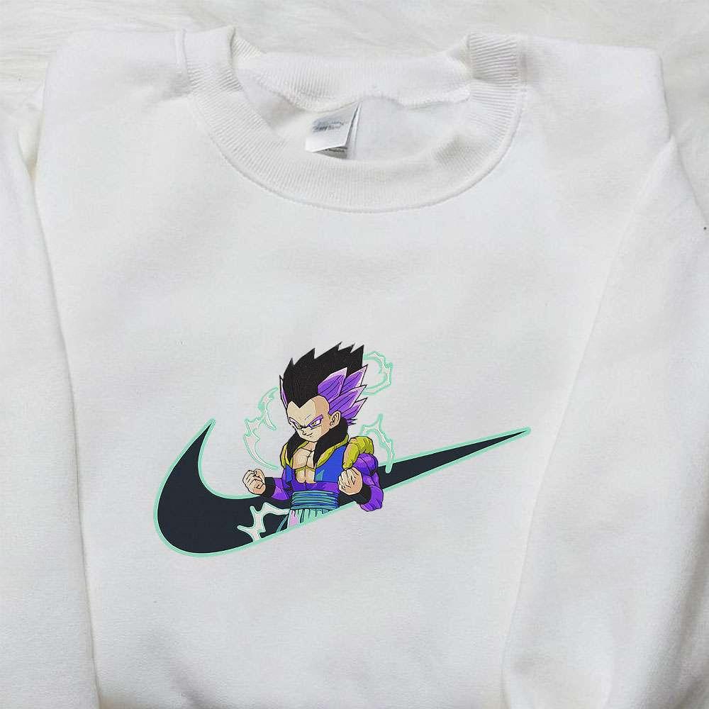 Vegeta Super Saiyan Purple X Nike Swoosh Anime , Anime Embroidered T-shirt Sweatshirt Hoodie, Inspired Anime Movie, Best Gift for Anime Fans